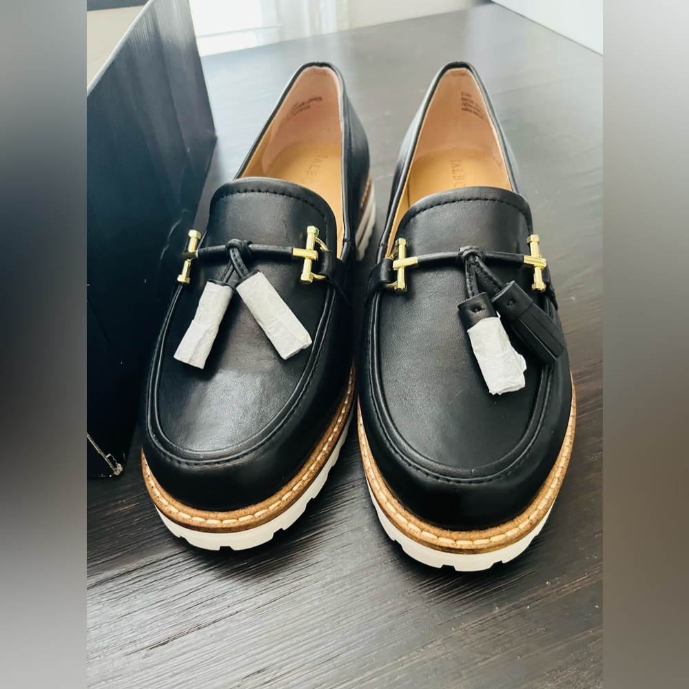 TALBOTS BLACK LAURA TASSEL size 5.5M